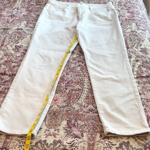J. Jill corduroy Jean , ivory, size 8